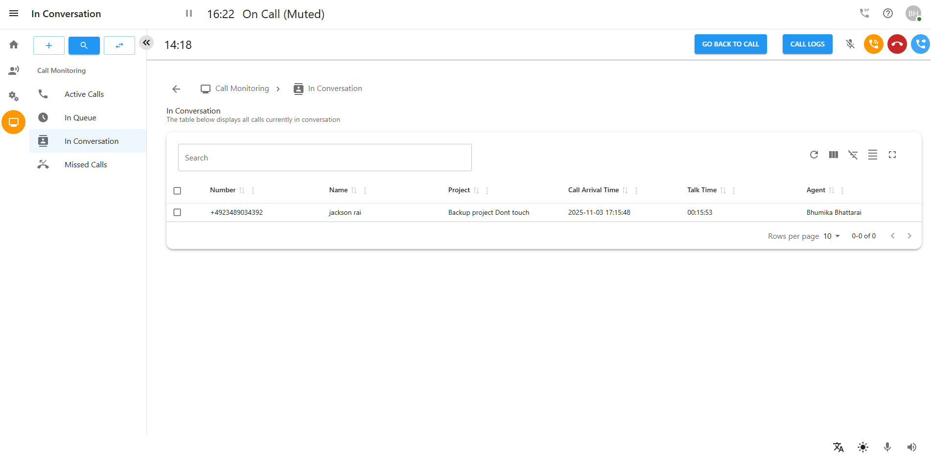 Notice Management Page